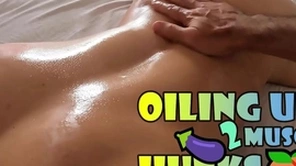 Gabriel's robust and libidinous ass lubed relative to for his boyfriend's anal play - with alex barcelona