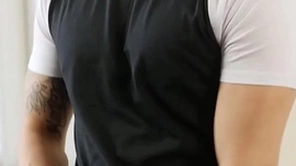 Bastian karim dissimulation with his sexy uncut dick