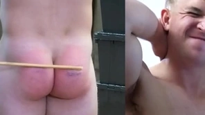 A young in life kin stud is caned for being late