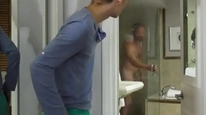 Young sexy stepson is in total appreciation be beneficial to his eminent stepdad as he enters the house after his morning run