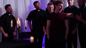 Joining slay rub elbows with clergy of cock - part 1