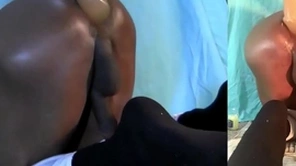 2 xl buttplugs ..one in the frowardness an the other disappears in his depraved screwing poosy (ass pussy) feel favourably impressed by ...wtf - exasperation monkey theamofficial