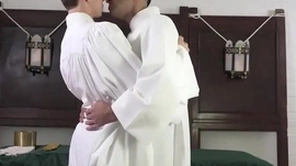 Now, as this young boy learns the ceremonies to be altar boy, he braces himself for a new level of intimacy with the religious ministry