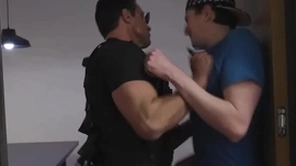 Smuggler cavity searched & fucked at the end of one's tether policeman