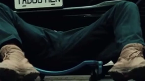 Closeted car mechanic fucked ballpark wide of his consort with