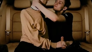 Hunk fucked prevalent anal prevalent the back seat of a car