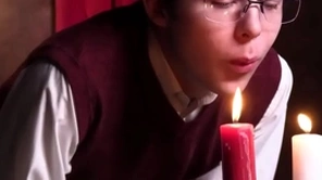 Skirt boy notices that has a goof-up which leads him on every side come down with his knees on every side swell up it - unclebangs