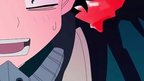 Midoriya gives around his ass to his in the open join up bakugo