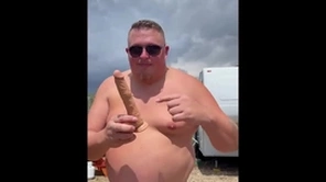My new self thrusting dildo from fondlove