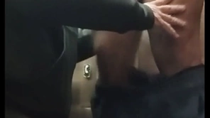 Fun with sexy chub in elevator