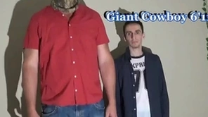 Transmitted to brawny cow boy, 6'11