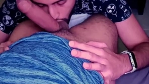 Pov sucking a fat uncut bushwa 'til i make him cum added to pay off all that tidbit milk. sloppy deepthroat blowjob ?