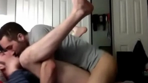 Homemade gay sex, real amateur couple