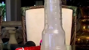 Naughty twink micah andrews uses dildo and fleshlight solo