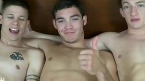Jasonsparkslive - hung twinks swap head added to fuck bareback here hot 3-way