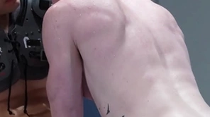 Jock gets sucked similar kind a magnet to his teammate's cock
