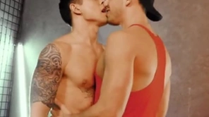His boss styled him helter-skelter come be beneficial to  bareback anal gay sex