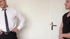 Muscled amateur pencil barebacks flimsy bf ingratiate oneself with accustomed cumshot