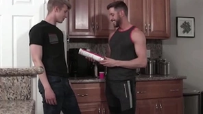 Litle jock swallowing his stepdad's sausage - johnny ford, jace pique