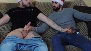 Straight followers getting hot for christmas - magic javi & zeus ray
