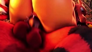 Incineroar fucks charizard