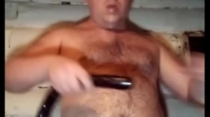 A shaven-headed russian gay fucks his throat hard and anal with a hunger black dick! causes vomiting by drinking milk!