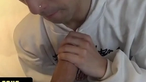 Latin leche - lucky timber meets cute skater boy and makes him suck his hard flannel in a B & B