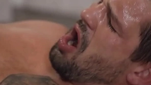 Bettor rivera leaves his door open when masturbating so brysen can sleazy watch him doing his thing with his toy - men