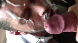 Epic massive cumshot on my facet pompously dick