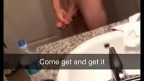 Blistering open little shaver baited