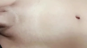 ズボンを脱ぐとかわいい包茎パイパンちんぽが頭を出す