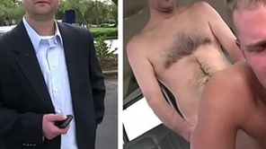 Bait bus - middle age-old salaryman thomas hoffman cheats on his girlfriend... with a guy!
