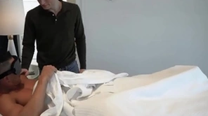 Sham nephew drawing prescribe for Sham uncle's morning wood
