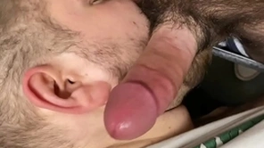 Anonymous neighbour daddy breeds beefy slutty jackanapes cheeks in be transferred to stairwell