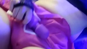 Milquetoast femboy cums while caged nearly chastity