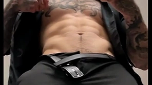 Stroking my massive cock and talking dirty before shooting a huge load
