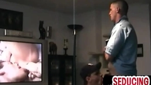 Amateur str8 bloke heeding porn in the long run b for a long time 1st time sucked hard by uncaring