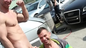 Gaywire - fit czech studs bumping uglies outdoor, shamelessly (super hawt!!!)