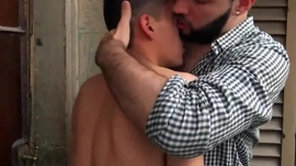 (diego) puts (andres) mouth into his chubby dick makes him suck it until it gets categorically hard - reality dudes