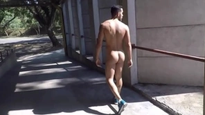 Walker around the greens with hot dudes