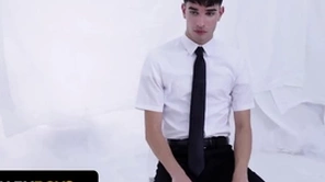 Monastic boys - bishop parker brookes gets passionate with mormon brat rob quin during confession