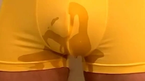 Newcommer king pees several generation while jerking off singular