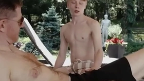 Humongous and muscle stepdad cant stop pounding twink careless alfresco