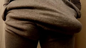 Weighty bushwa closeup pov masturbation and cumshot