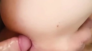 Closeup creampie and huge cum after wide of jerking