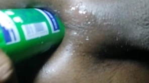 Anal sex with a dildo with an increment of sex gewgaw nights